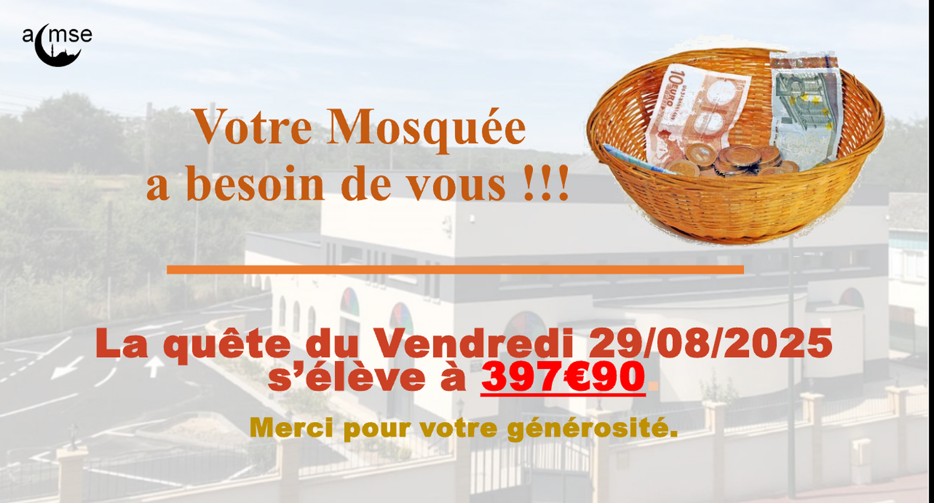 Quête vendredi