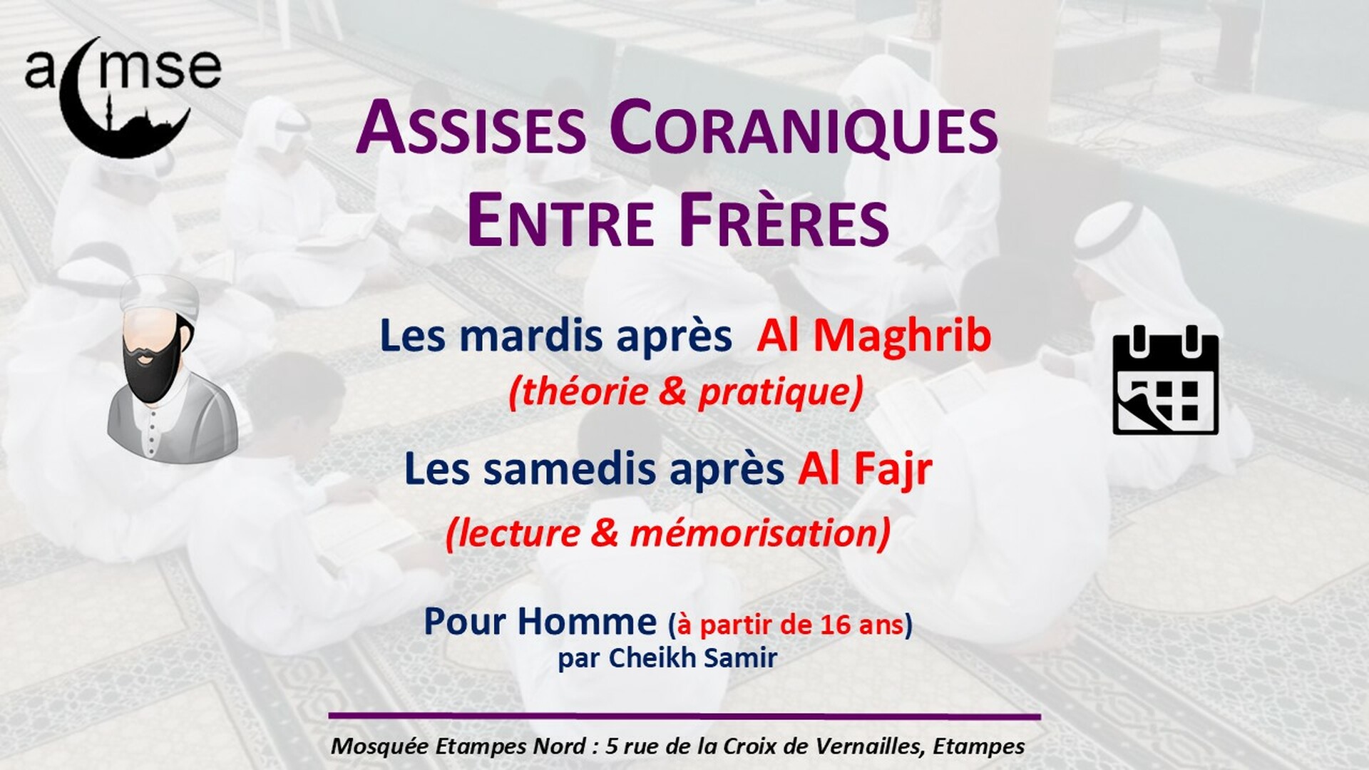 Assise coranique Hommes