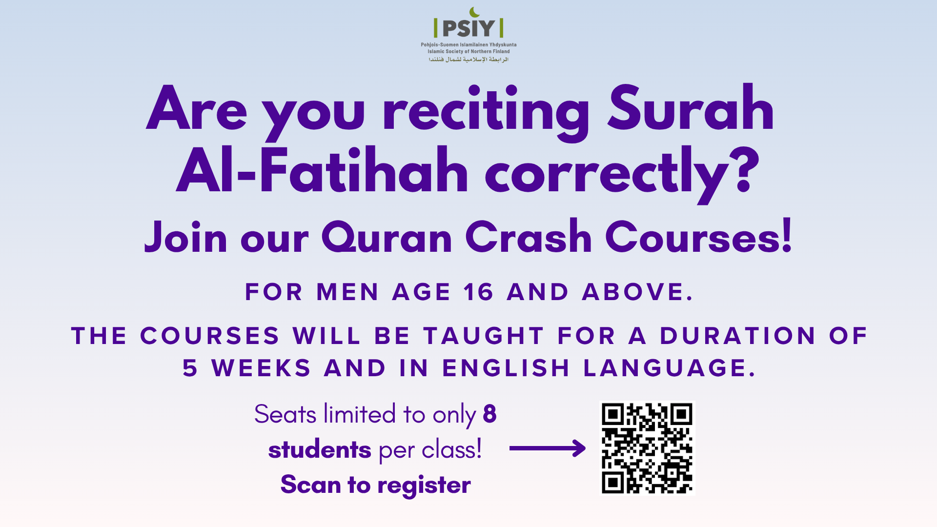 PSIY QURAN CRASH COURSES