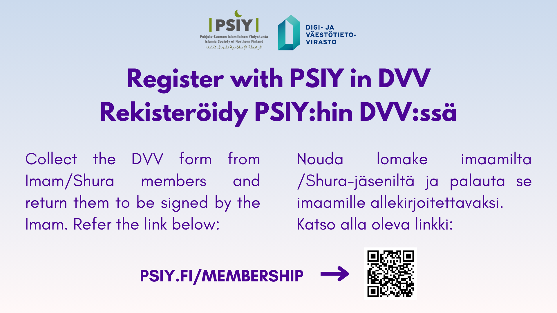 REGISTER YOURSELF WITH PSIY IN DVV