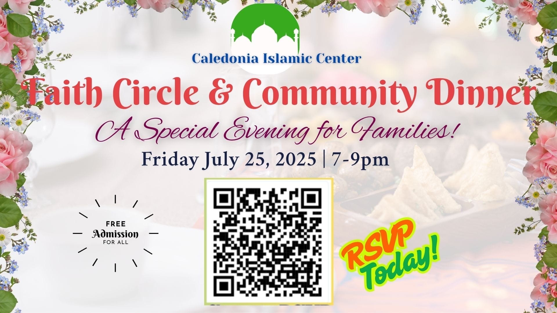 Monthly Community Dinner