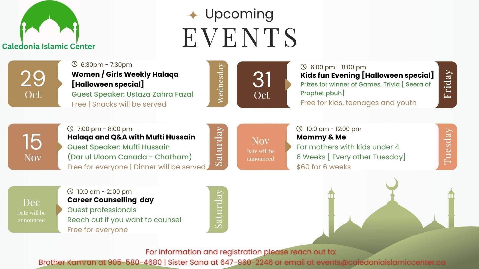 Upcoming Events