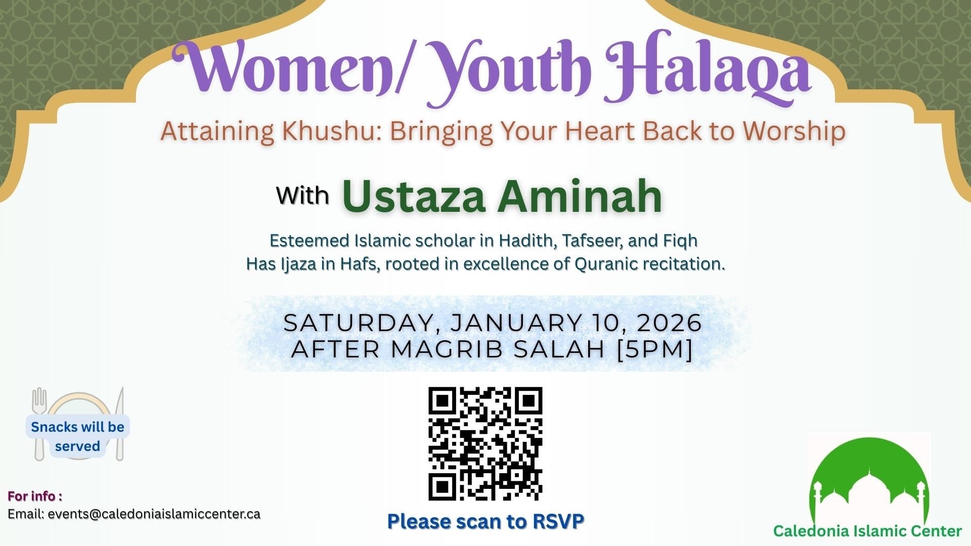Women/Youth Halaqa