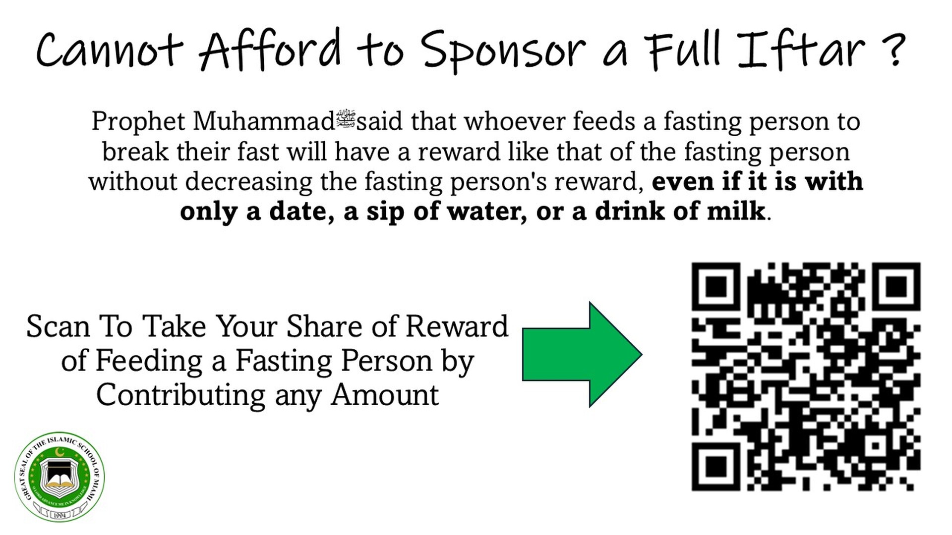 Iftar Sponsorship