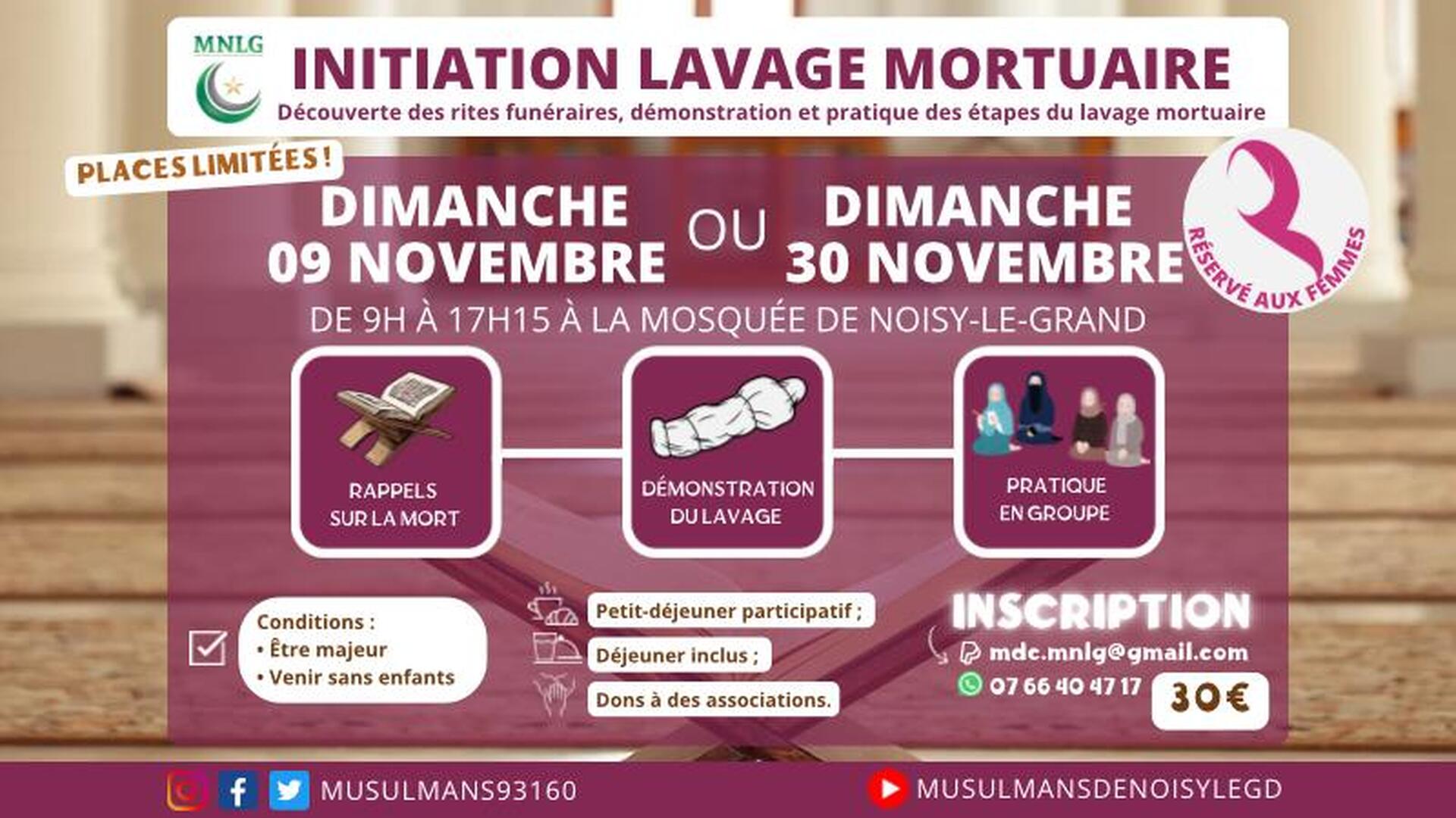 Initiation lavage mortuaire