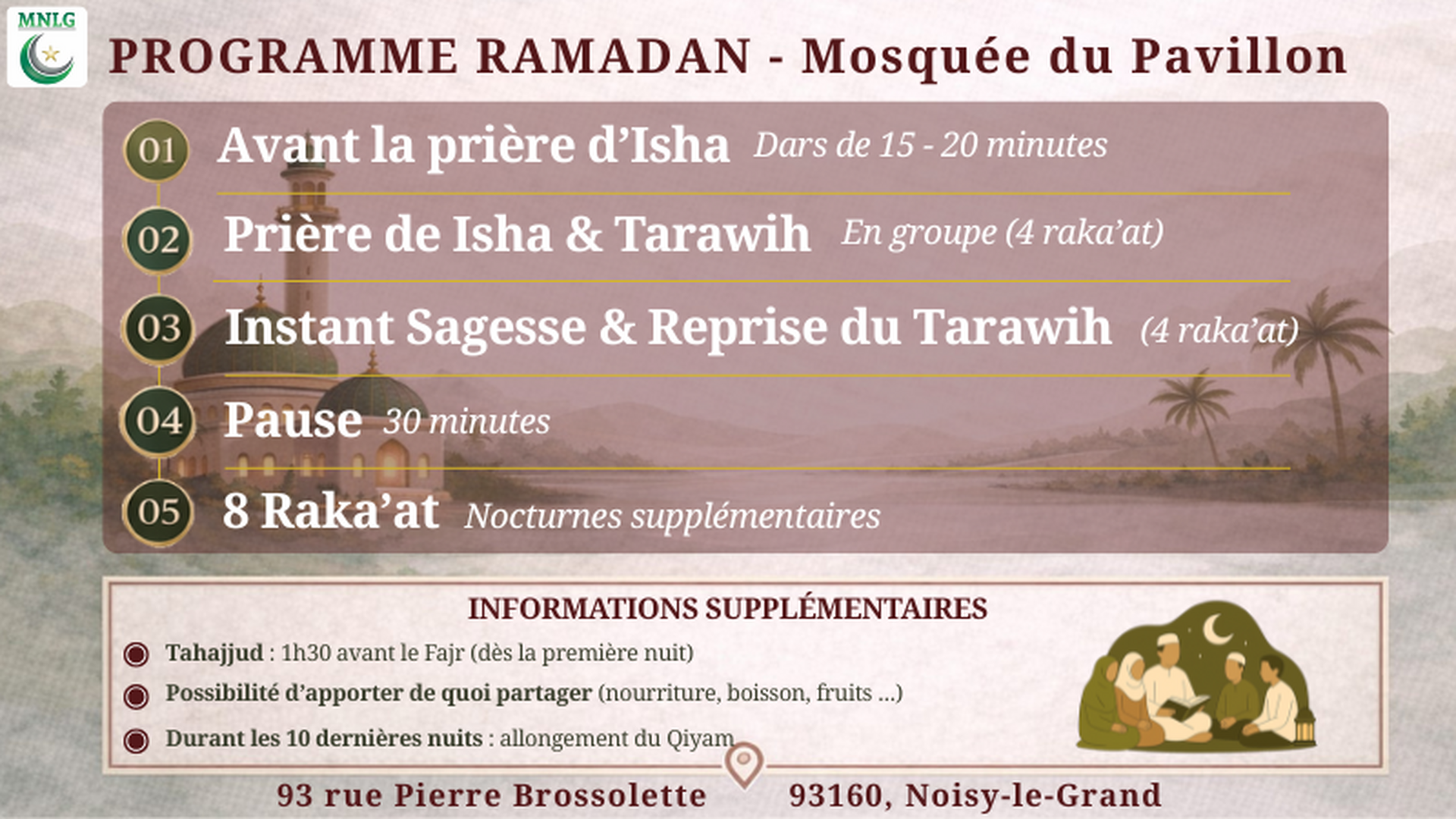 Programme Ramadan