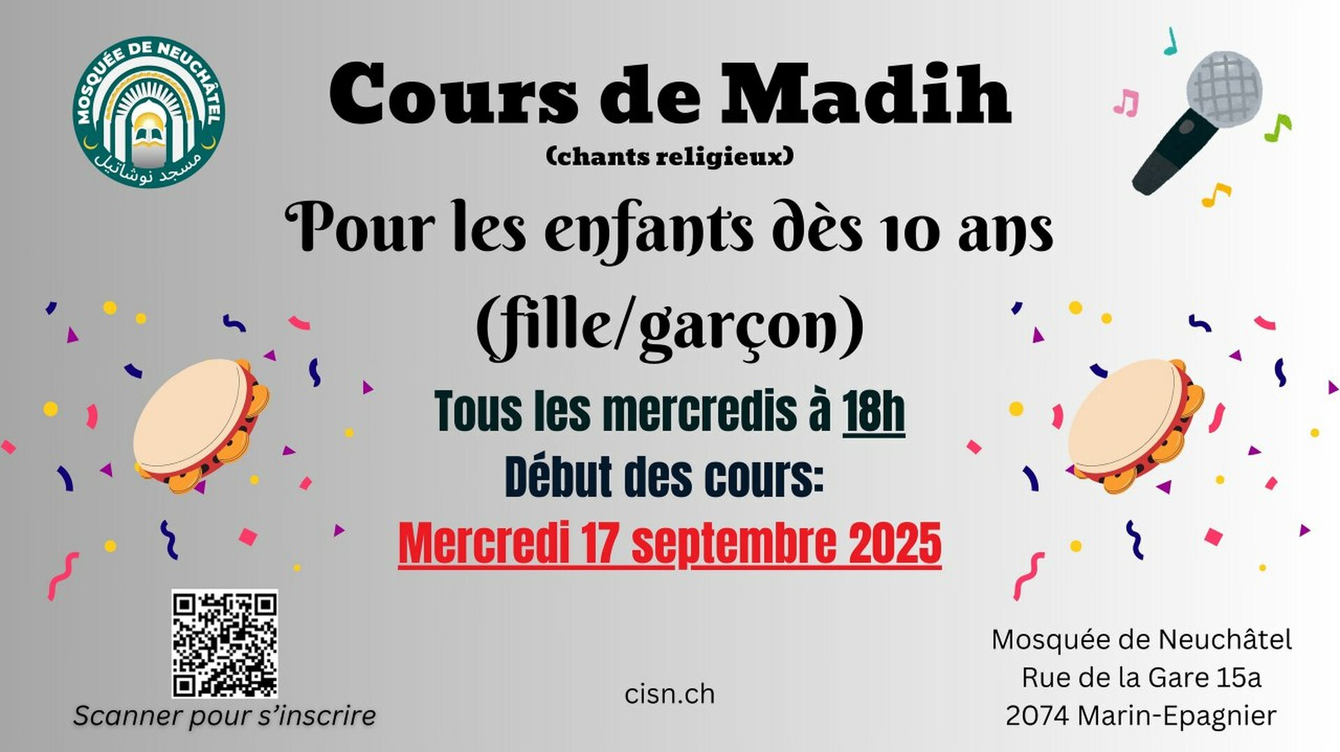 Cours de Madih