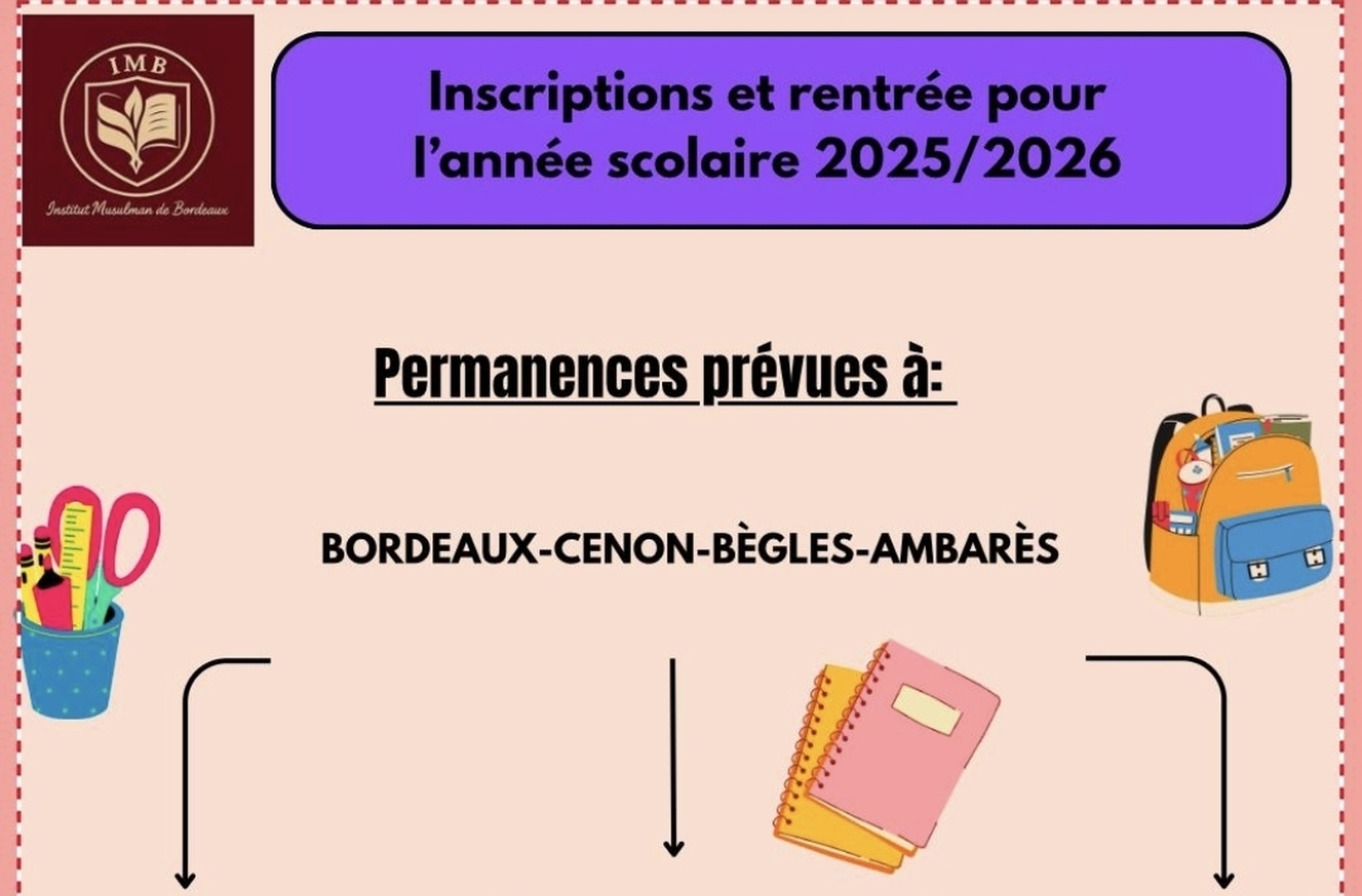 Inscription ecole