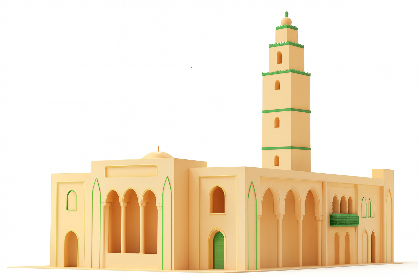 منظر المسجد المستقبلي