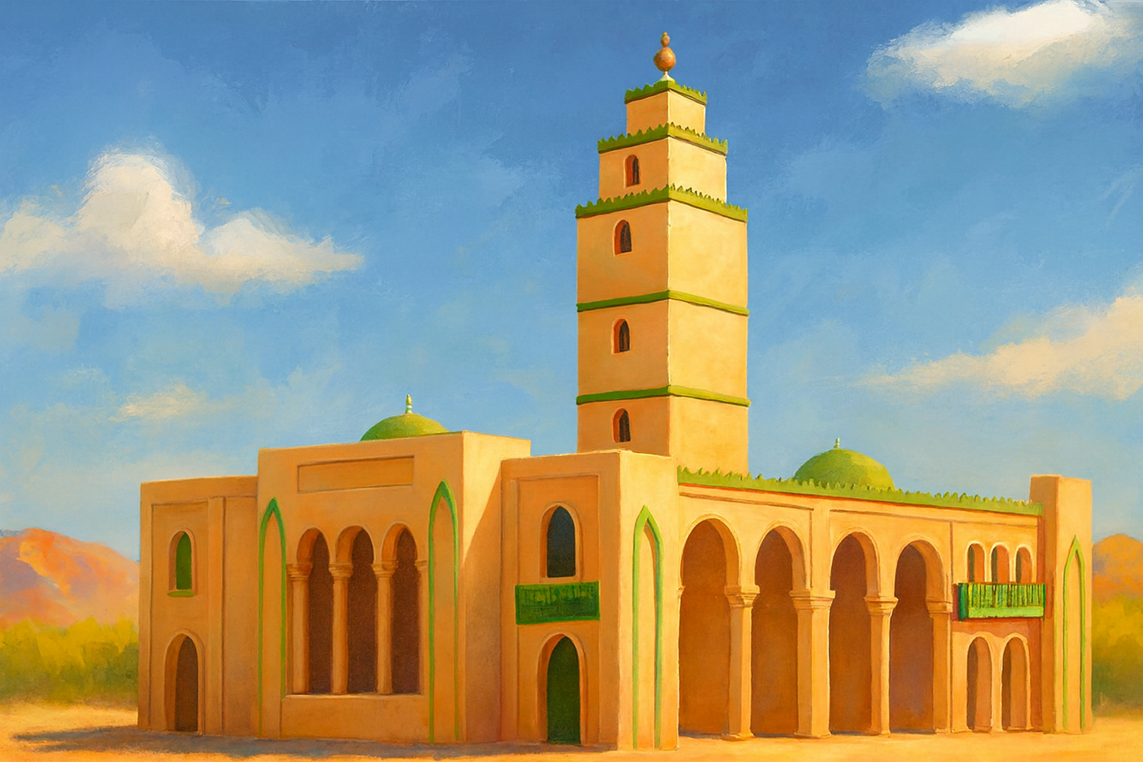 منظر المسجد المستقبلي