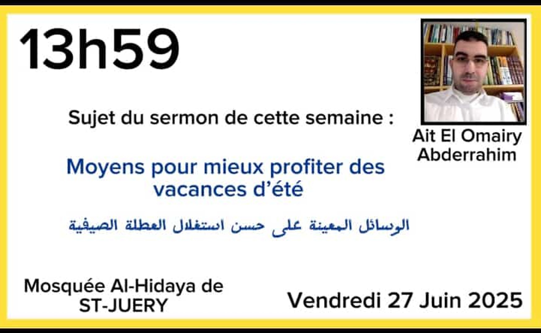 Vendredi 27/06/2025