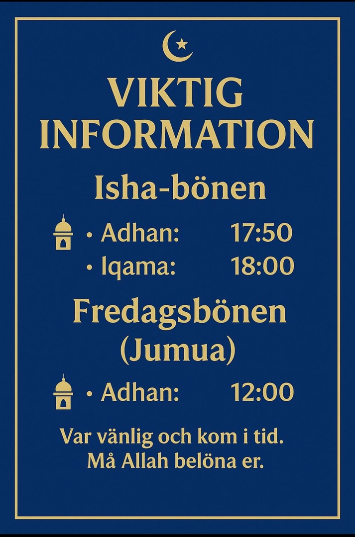 Viktig information