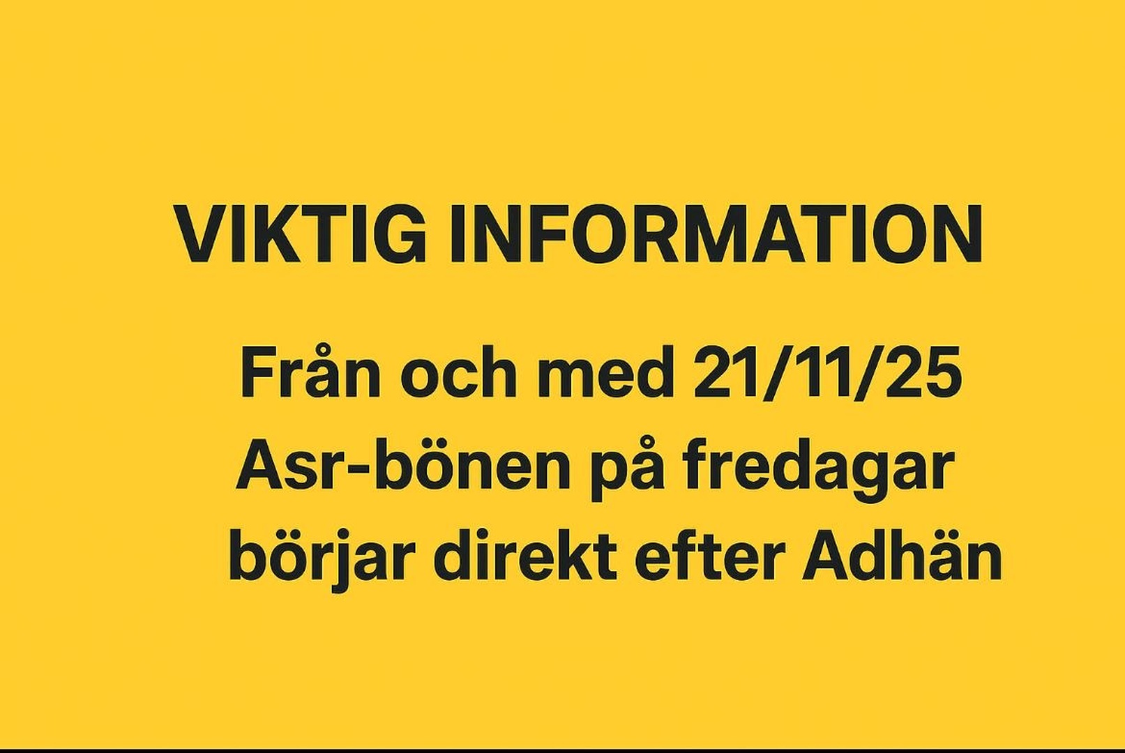 Viktig information