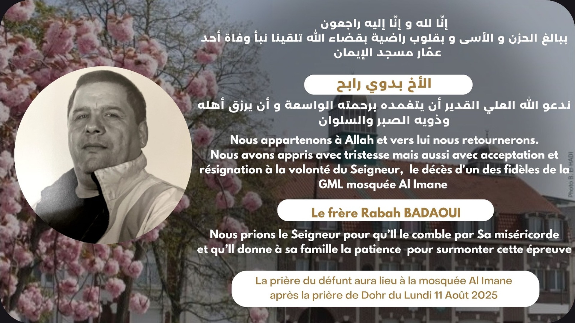 Janaza BADAOUI Rabah