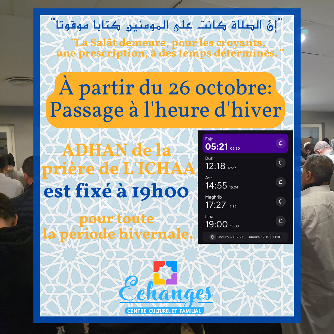 Horaires d'hiver