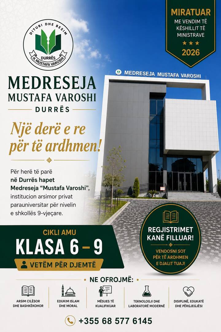 Medreseja e djemve - Klasa 6-9