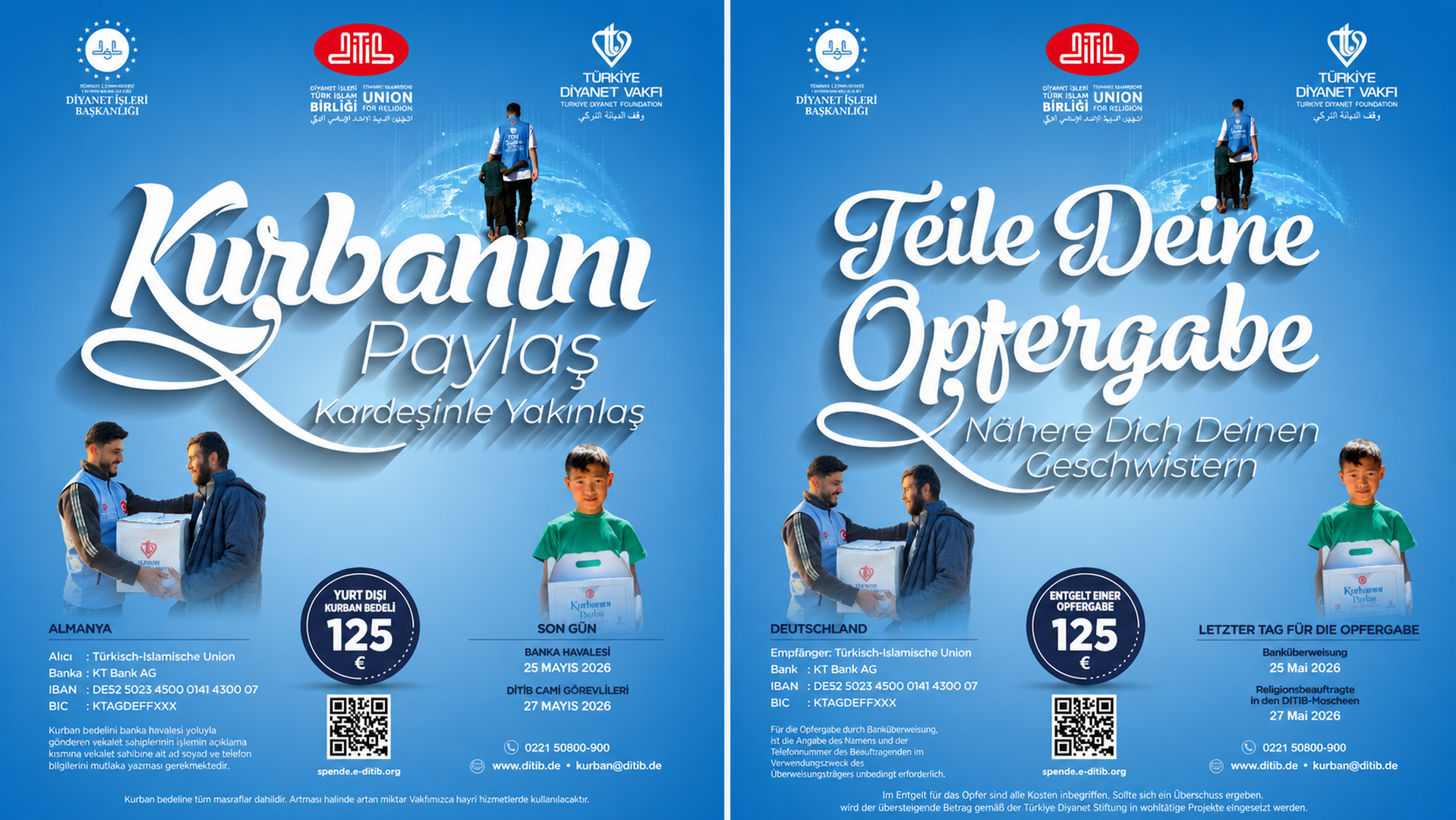Kurban Türkçe ve Almanca