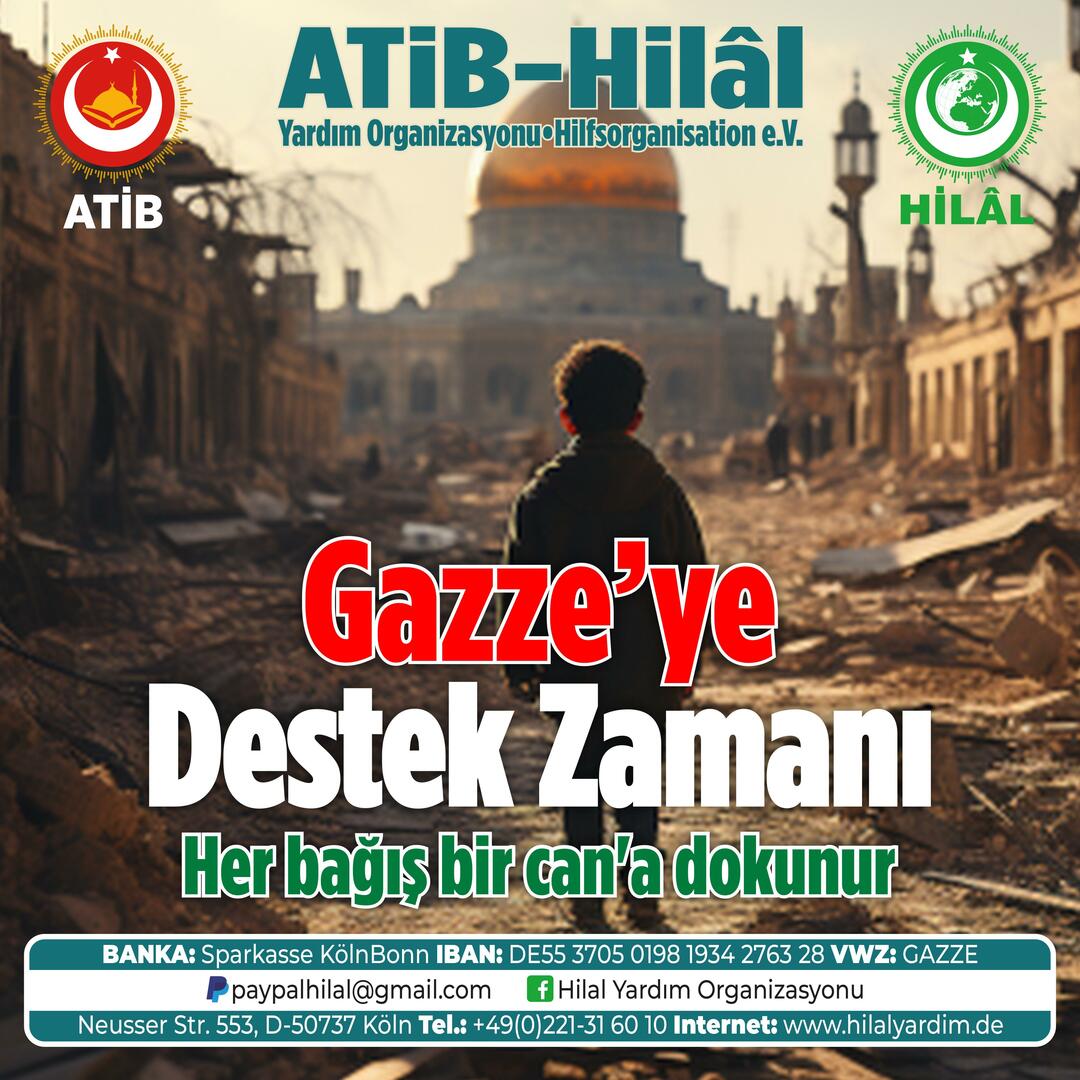Gazze'ye destek zamanı