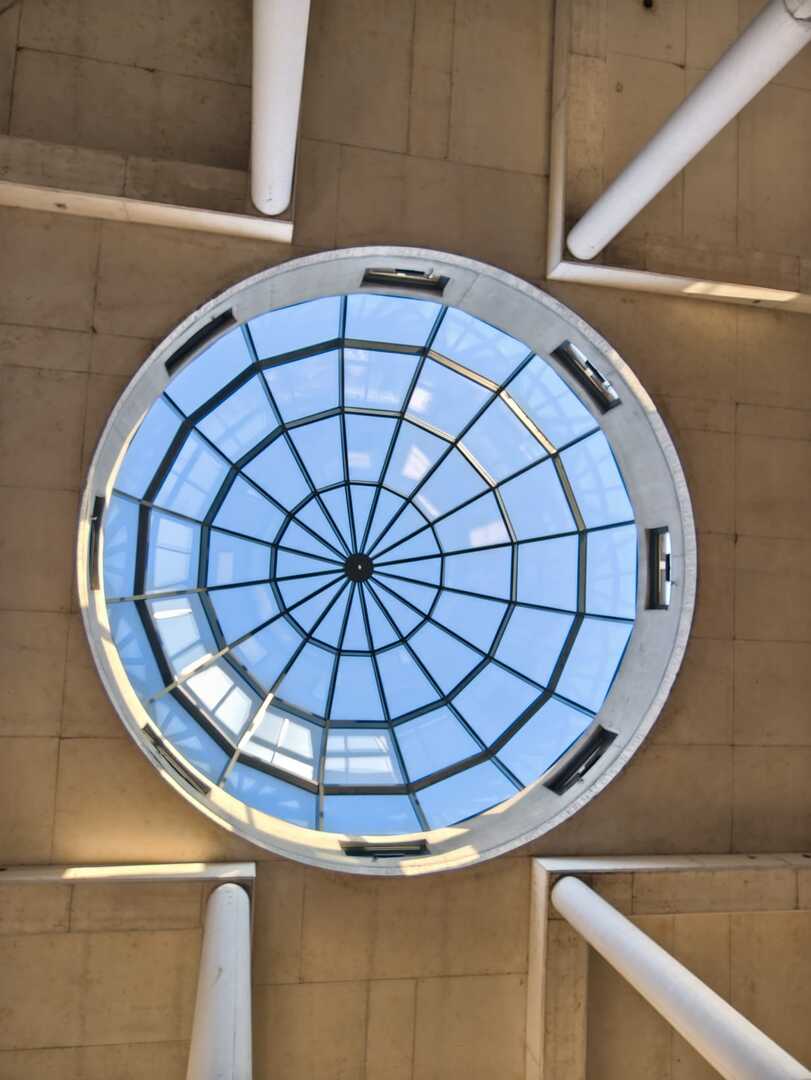 Salle de prière en cours de construction