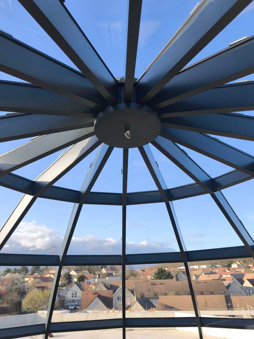 Salle de prière en cours de construction