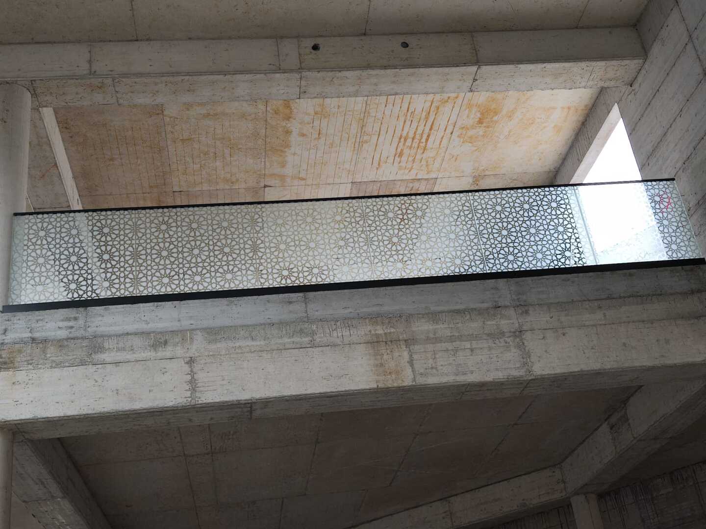 Salle de prière en cours de construction