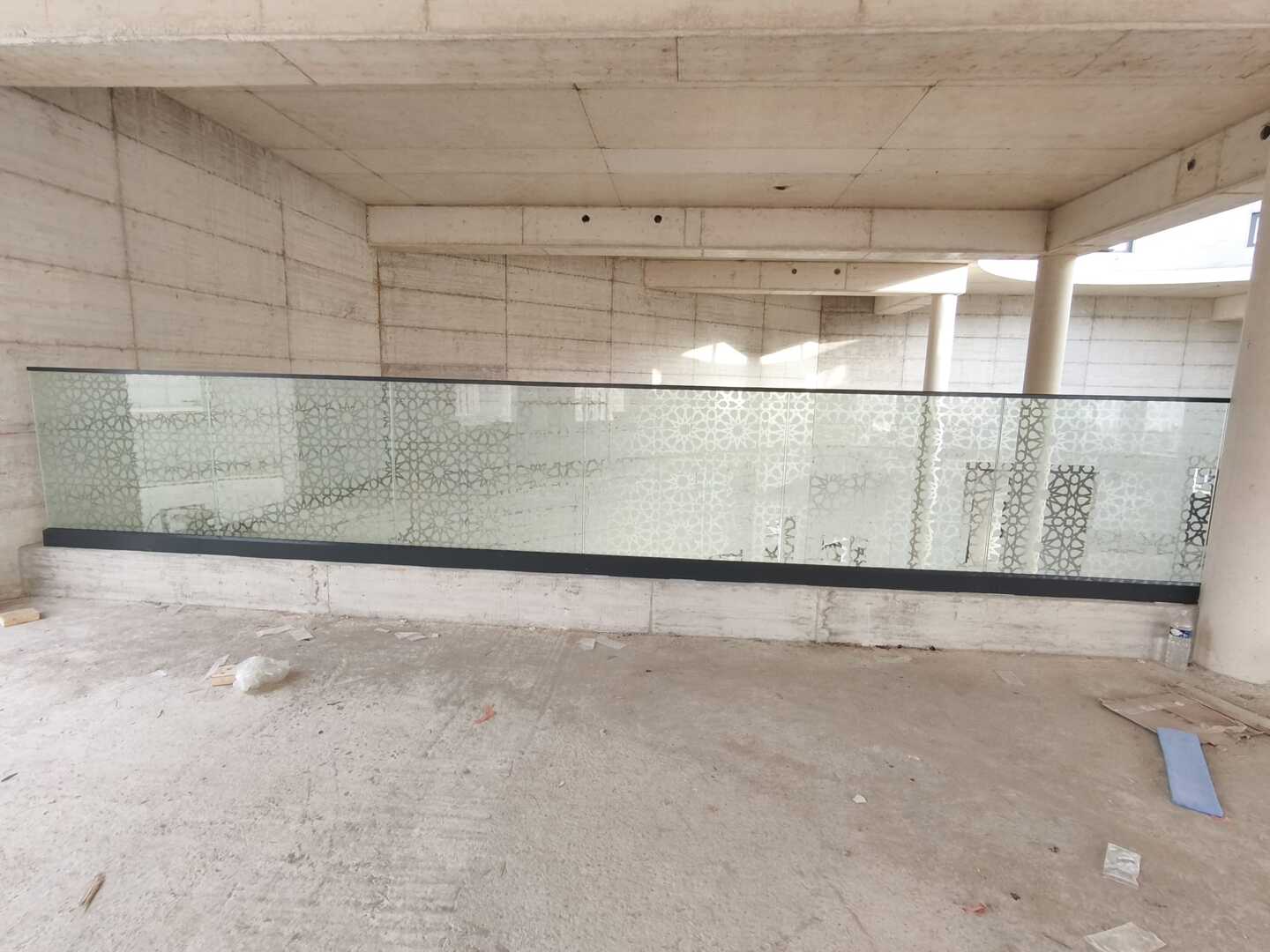 Salle de prière en cours de construction
