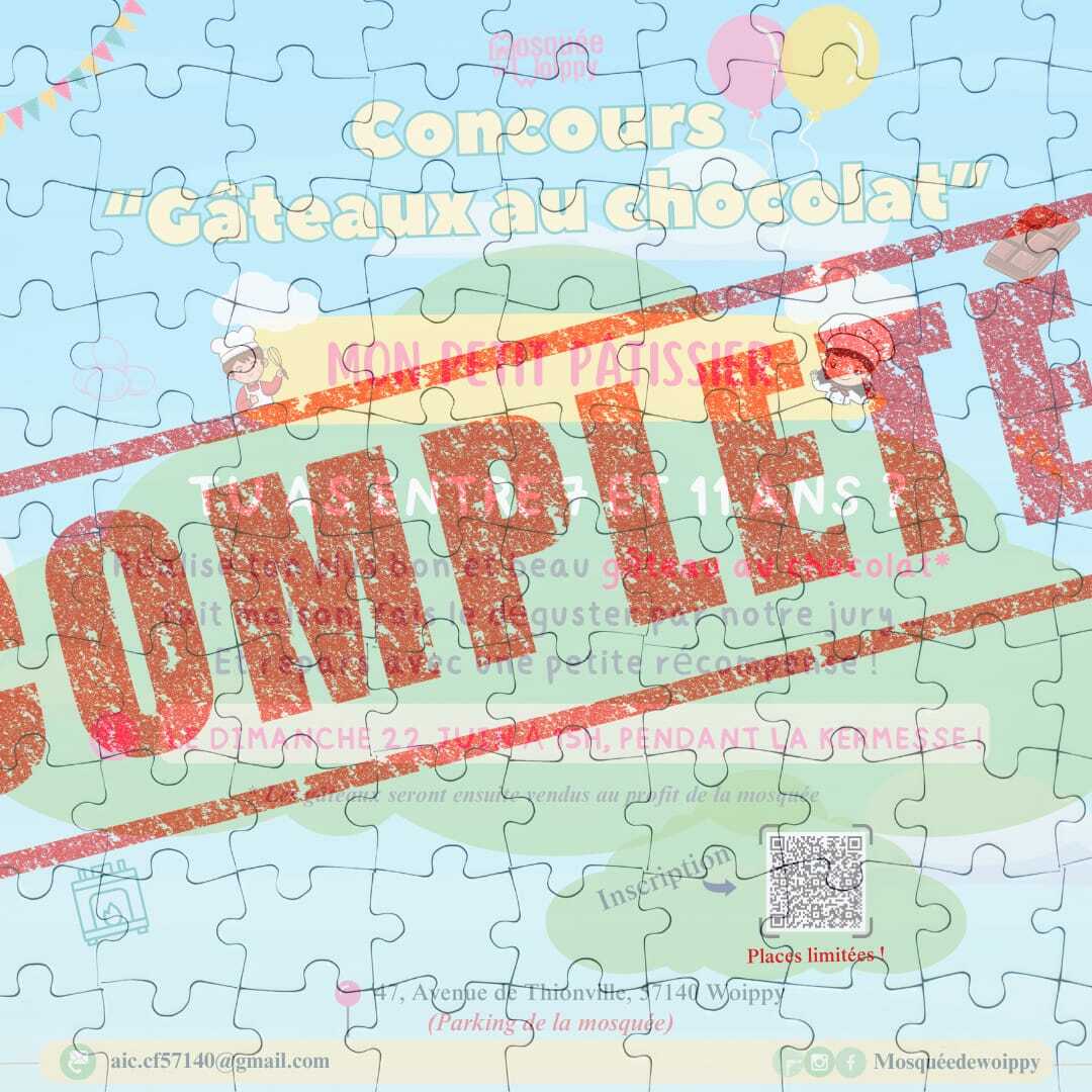CONCOURS DE GÂTEAUX COMPLET