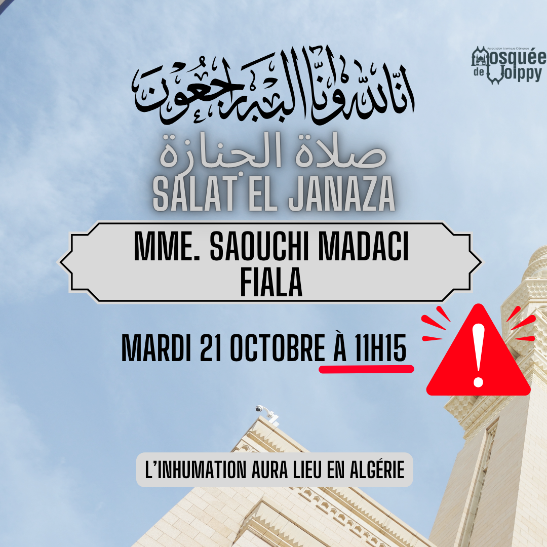 SALAT JANAZA - 11H15