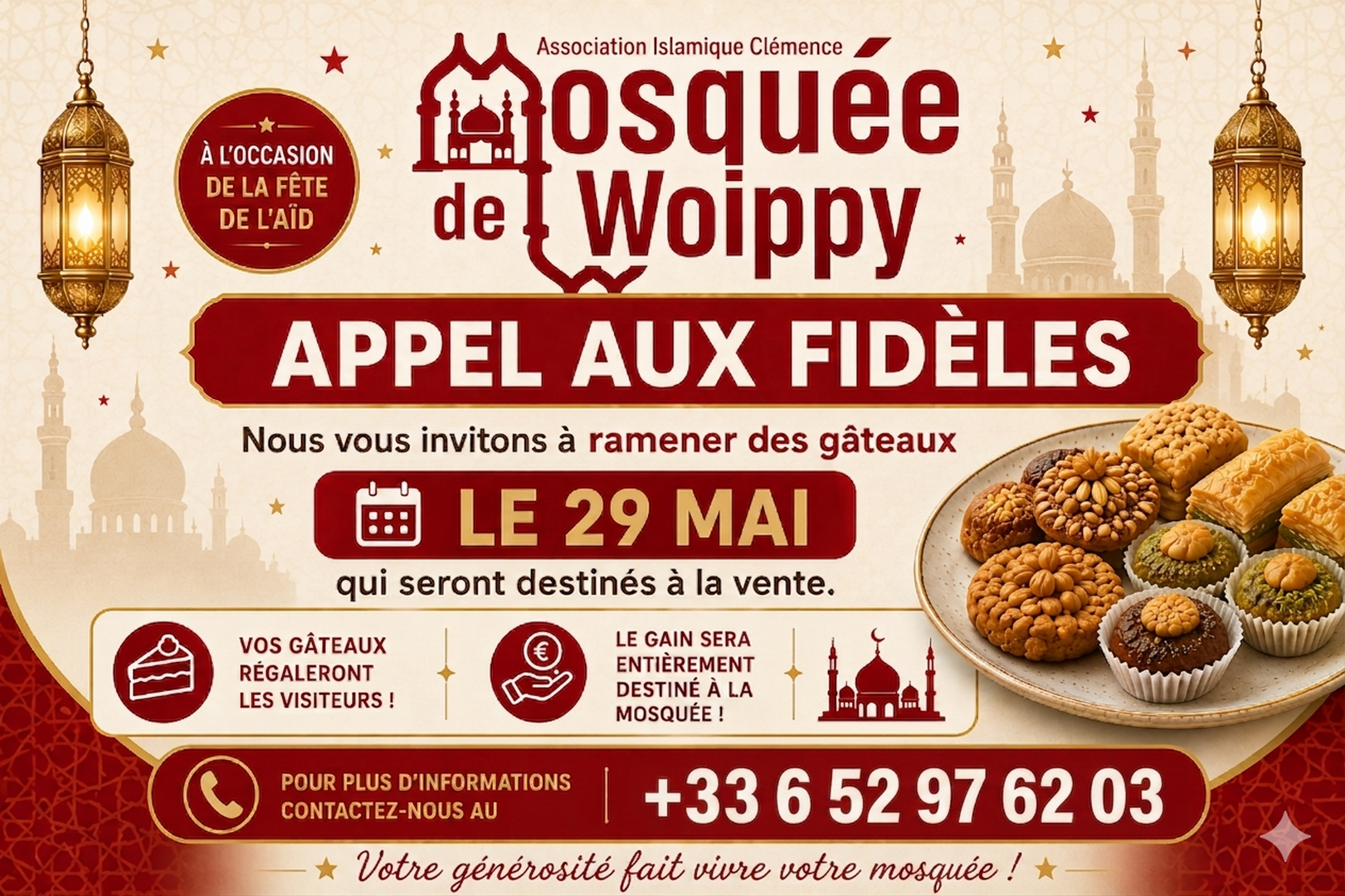 APPEL AUX BÉNÉVOLES