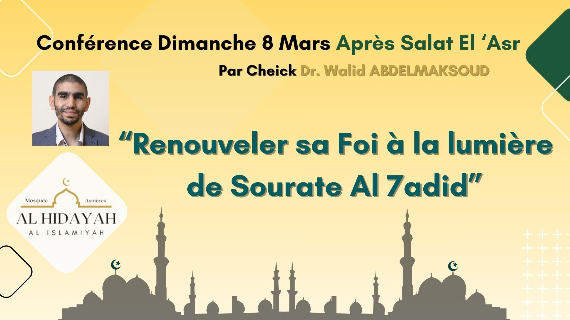 Conférence Samedi 8 mars