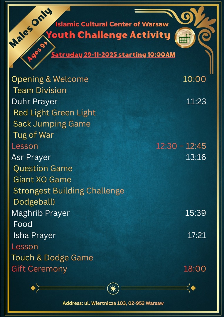 Youth challenge activity