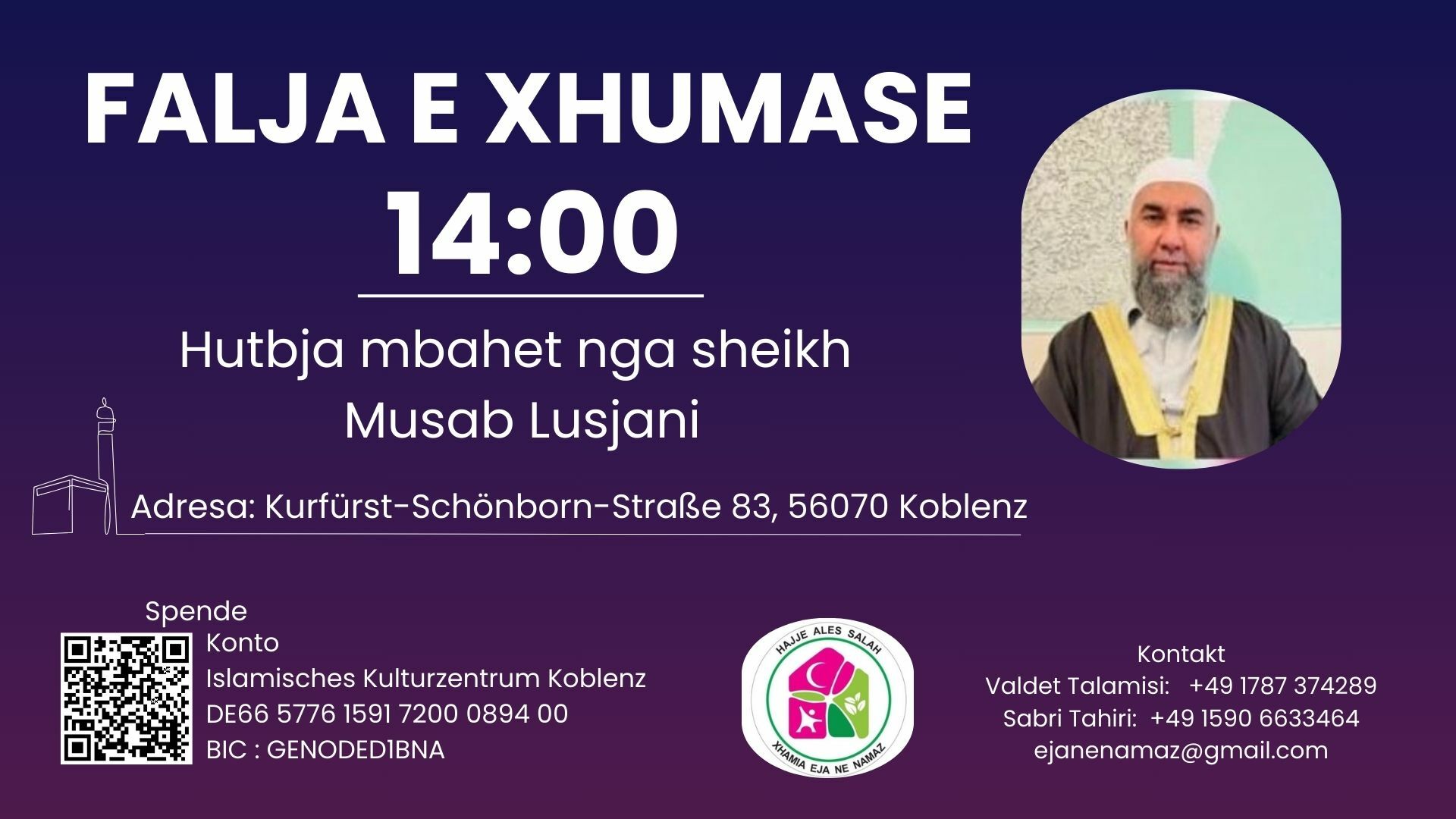 Falja e xhumase 14:30