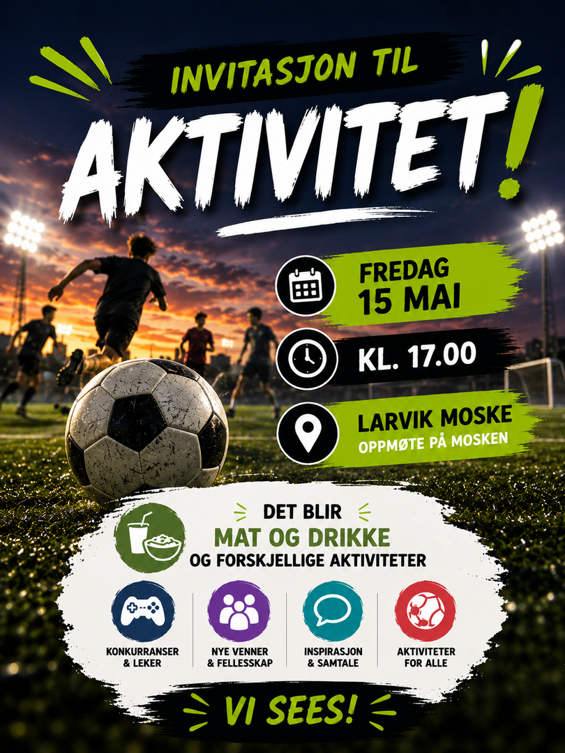 ⚽️ AKTIVITETSKVELD FOR UNGDOM! ⚽️