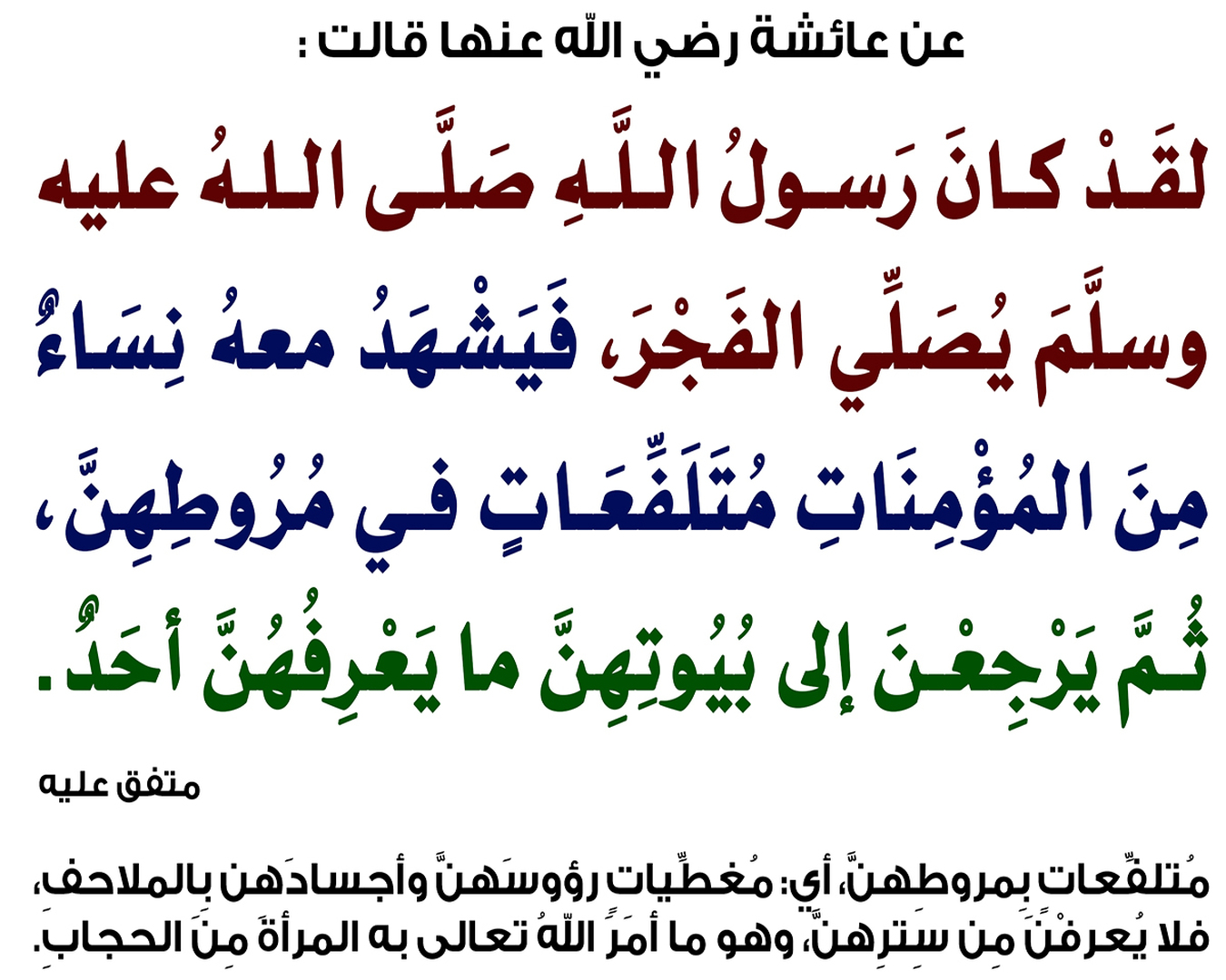 الإسلام دين السّتر والصّيانة والعفاف