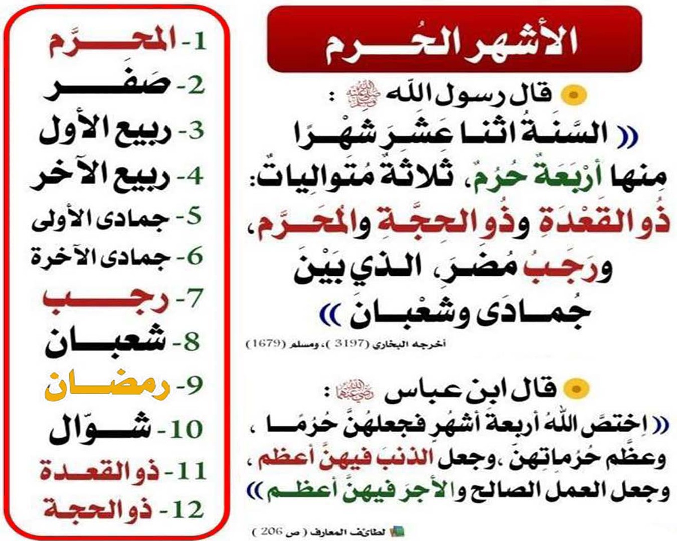 الأشهر الحرم
