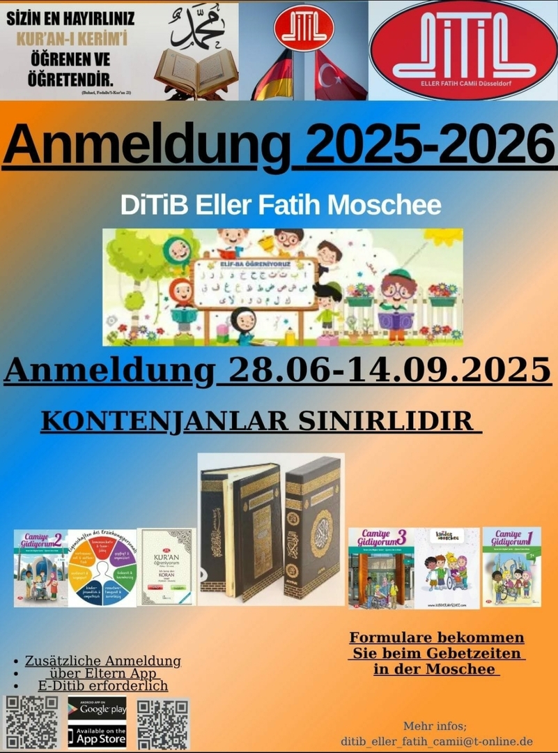 ANMELDUNG KUR'AN SCHULE