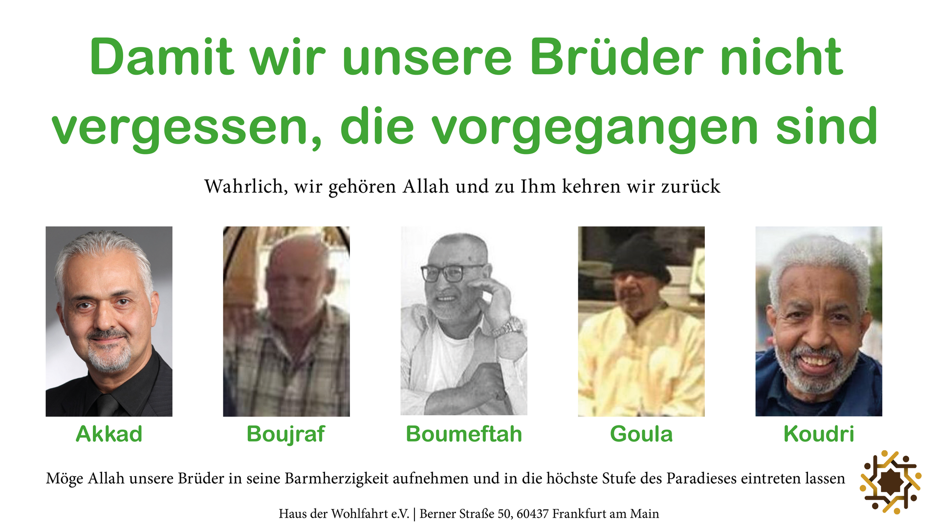 verstorbene Gemeindemitglieder (HDW)