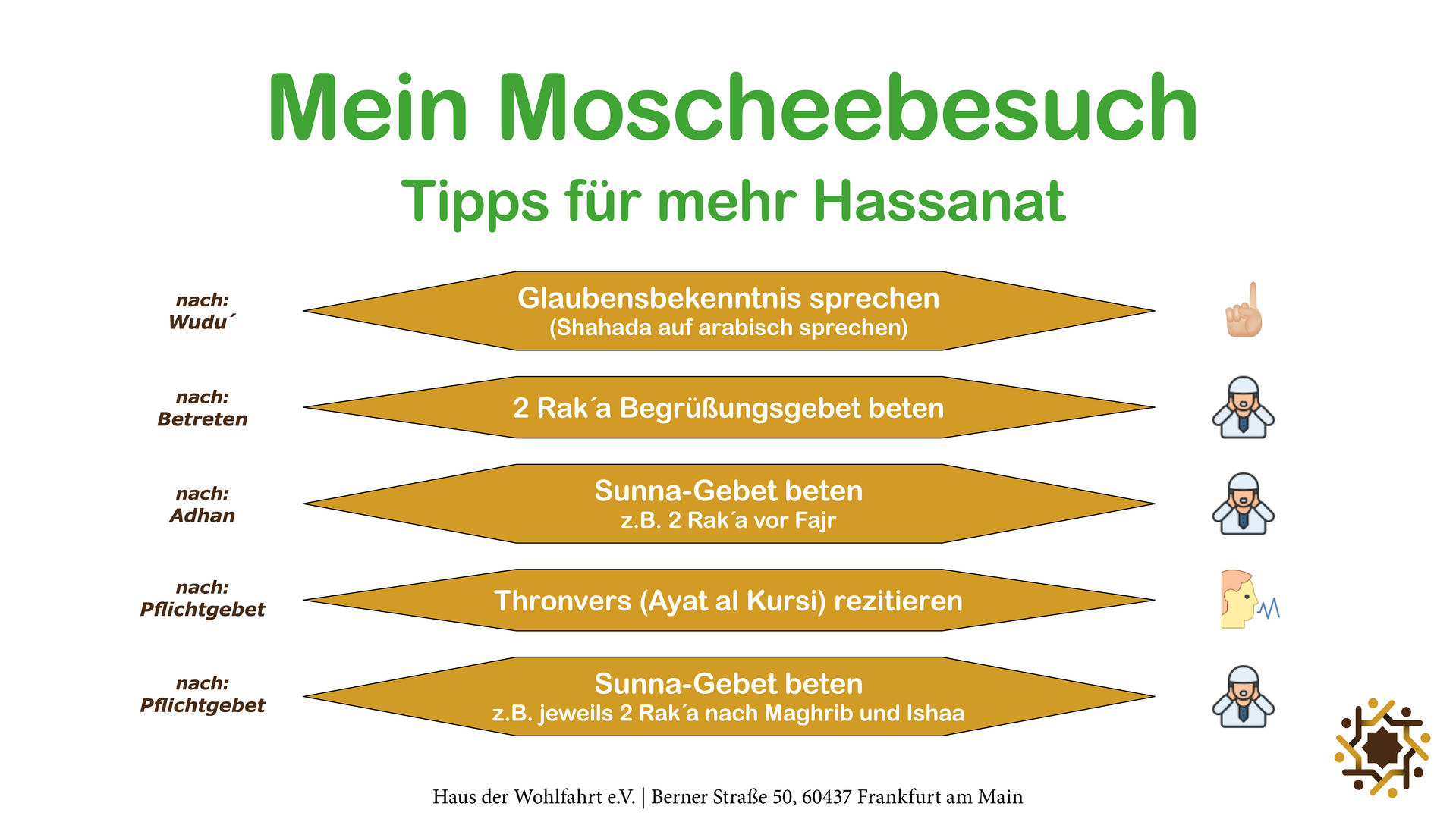 Tipps für mehr Hassanat (HDW)