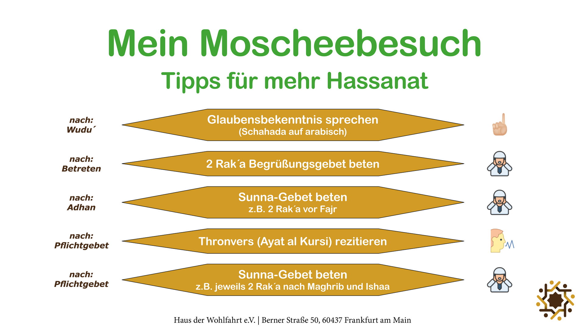 Tipps für mehr Hassanat (HDW)