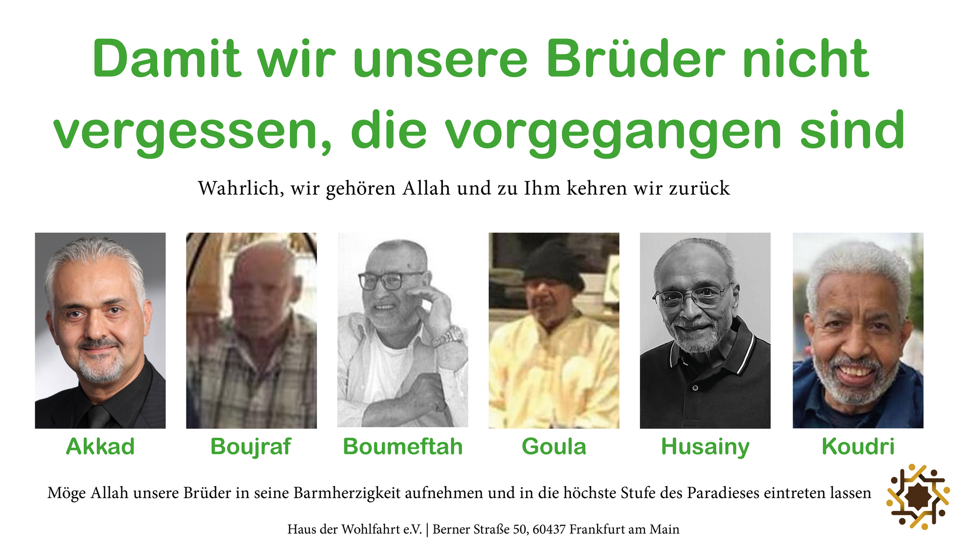 verstorbene Gemeindemitglieder (HDW)