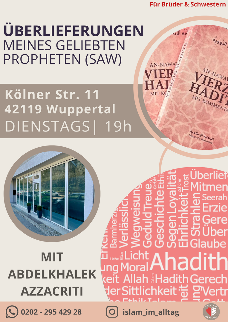 DIENSTAGS 19h | Hadith - Workshop