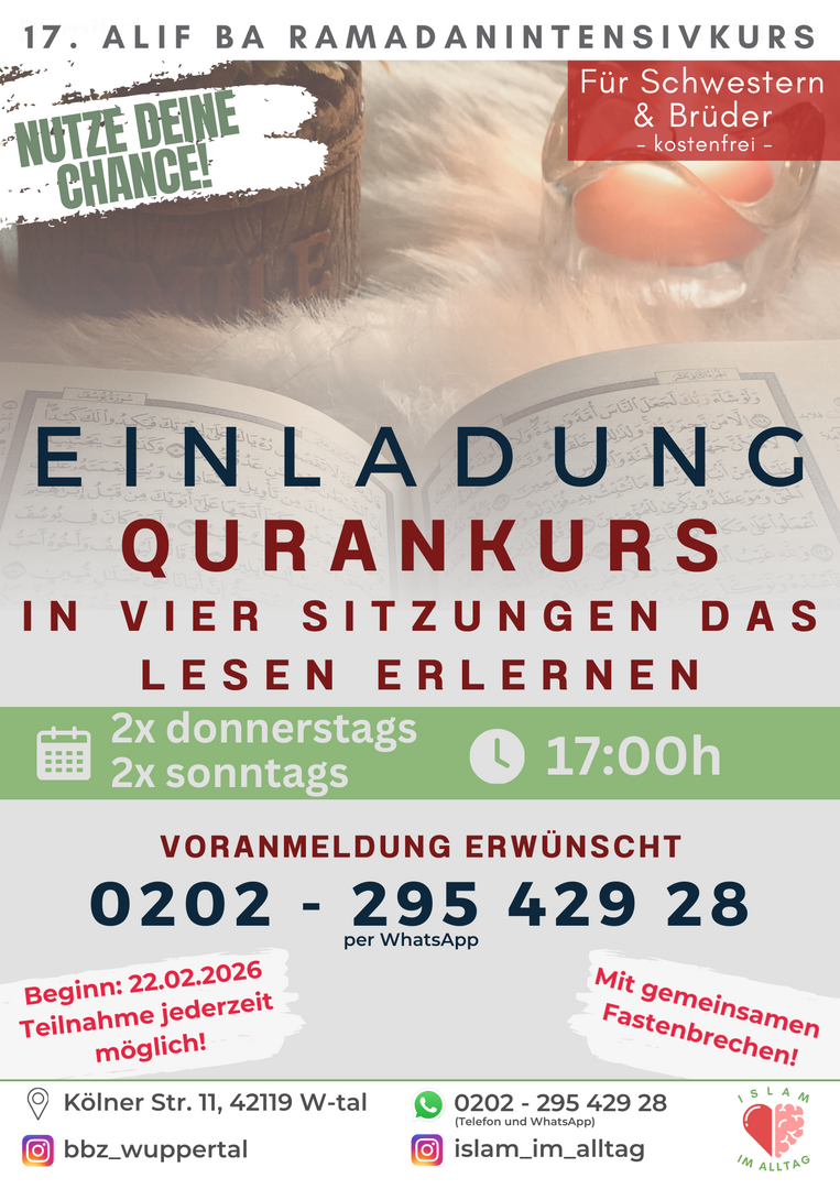 17. ALIF BA RAMADANINTENSIVKURS