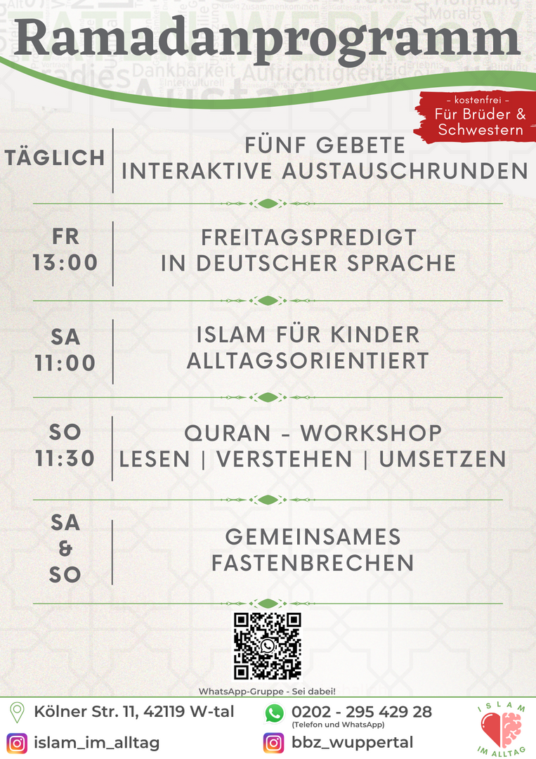 R A M A D A N P R O G R A M M (FLYER)