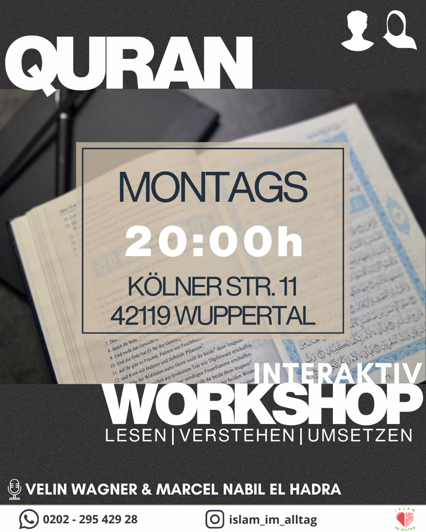 MONTAGS 20h | Quran - Workshop