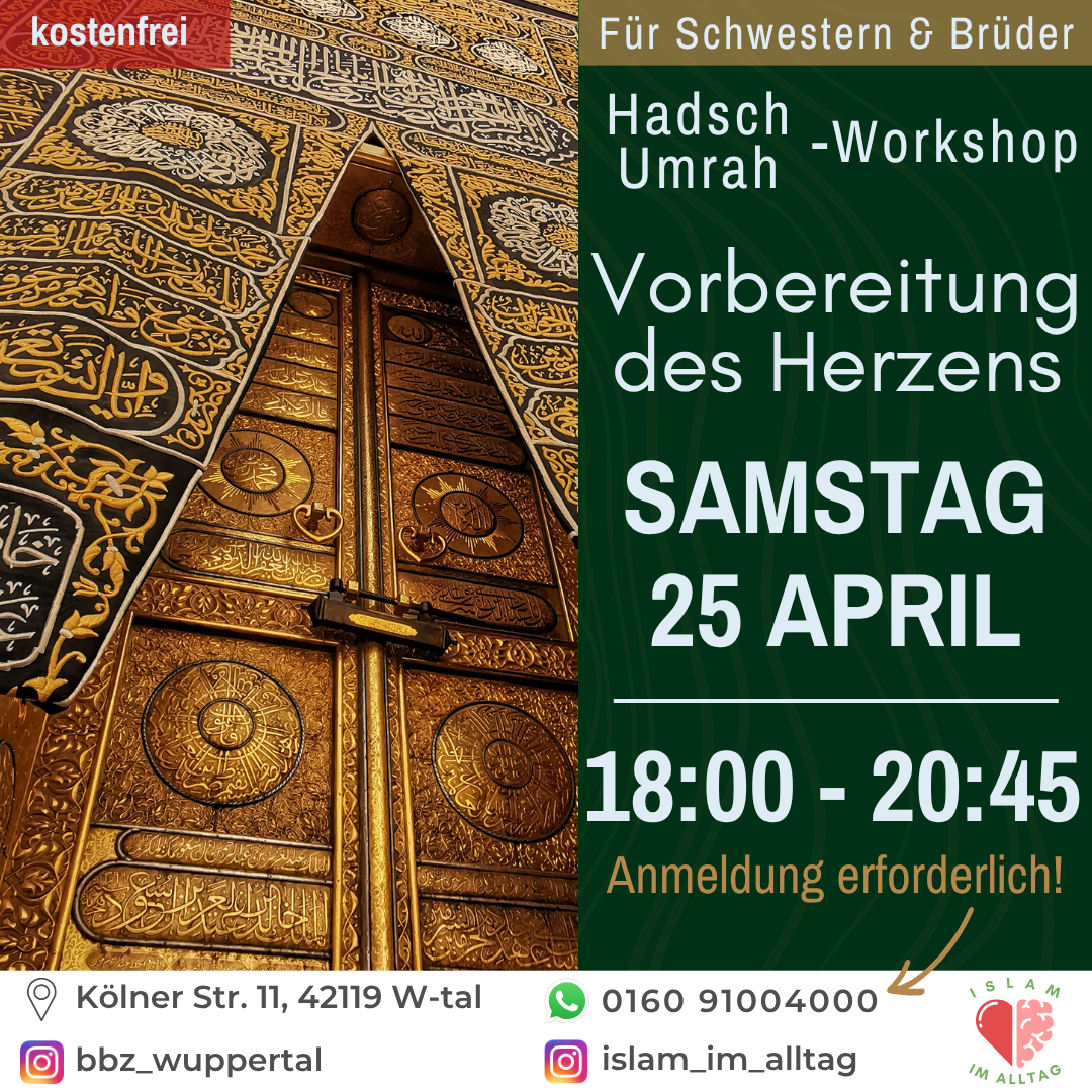 H A D S C H & U M R A H  W O R K S H O P