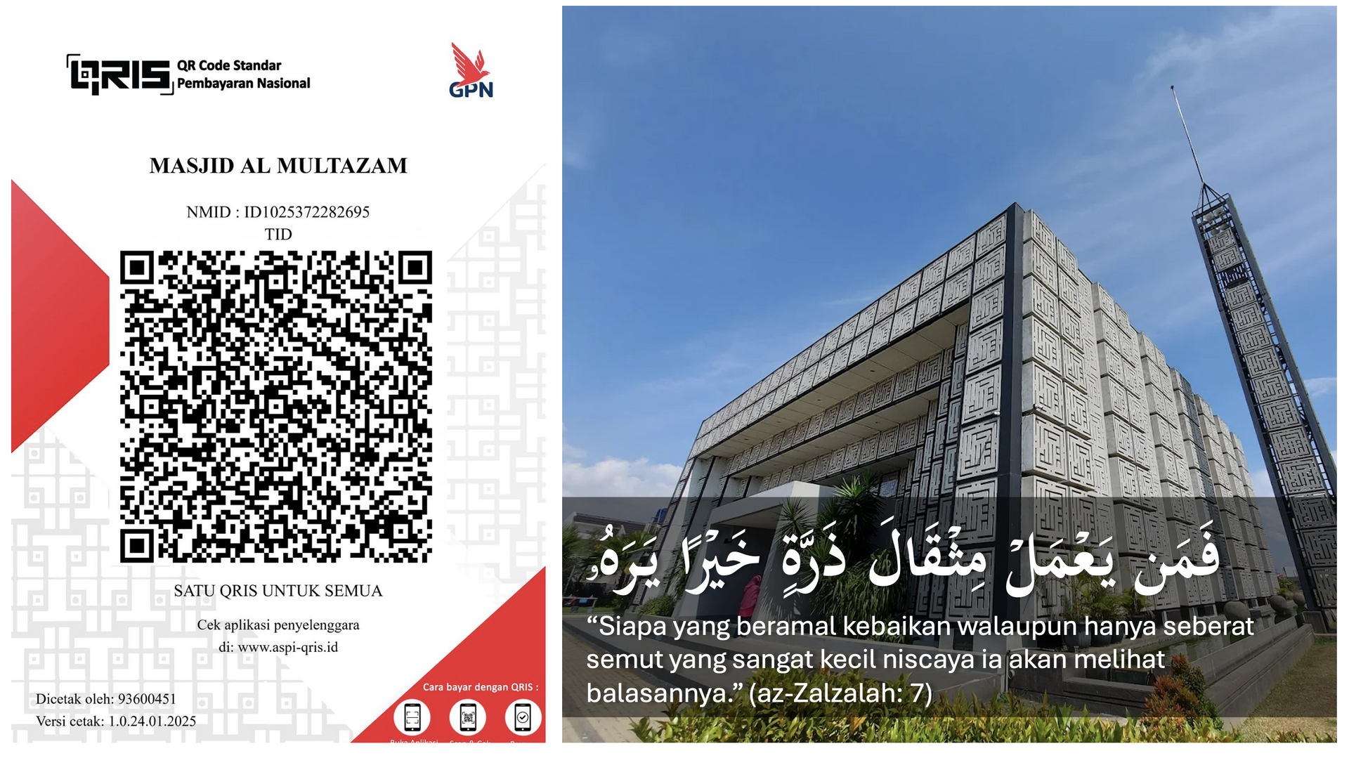 QRIS - Masjid Al Multazam