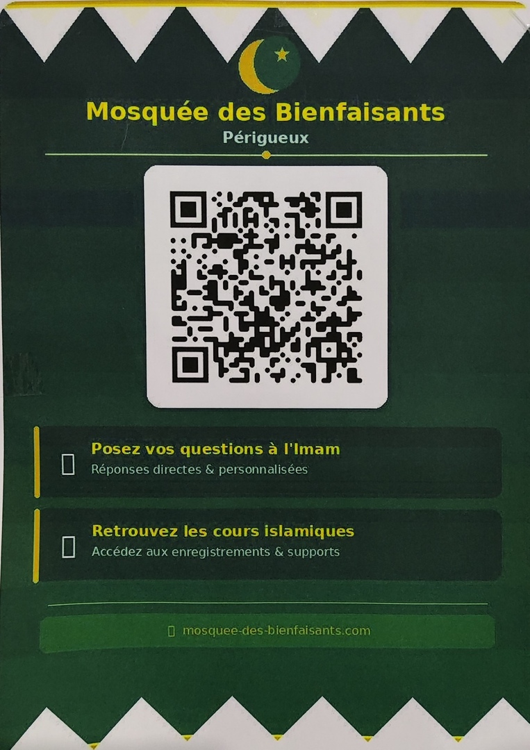 Site internet de la mosquée