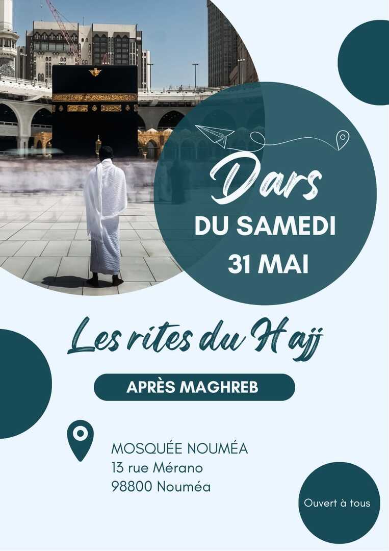 Dars du samedi 31 mai