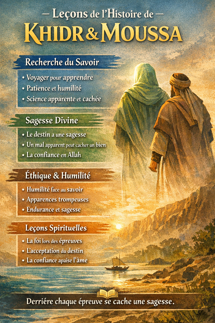 Leçons de l’histoire de Moussa et Khidr