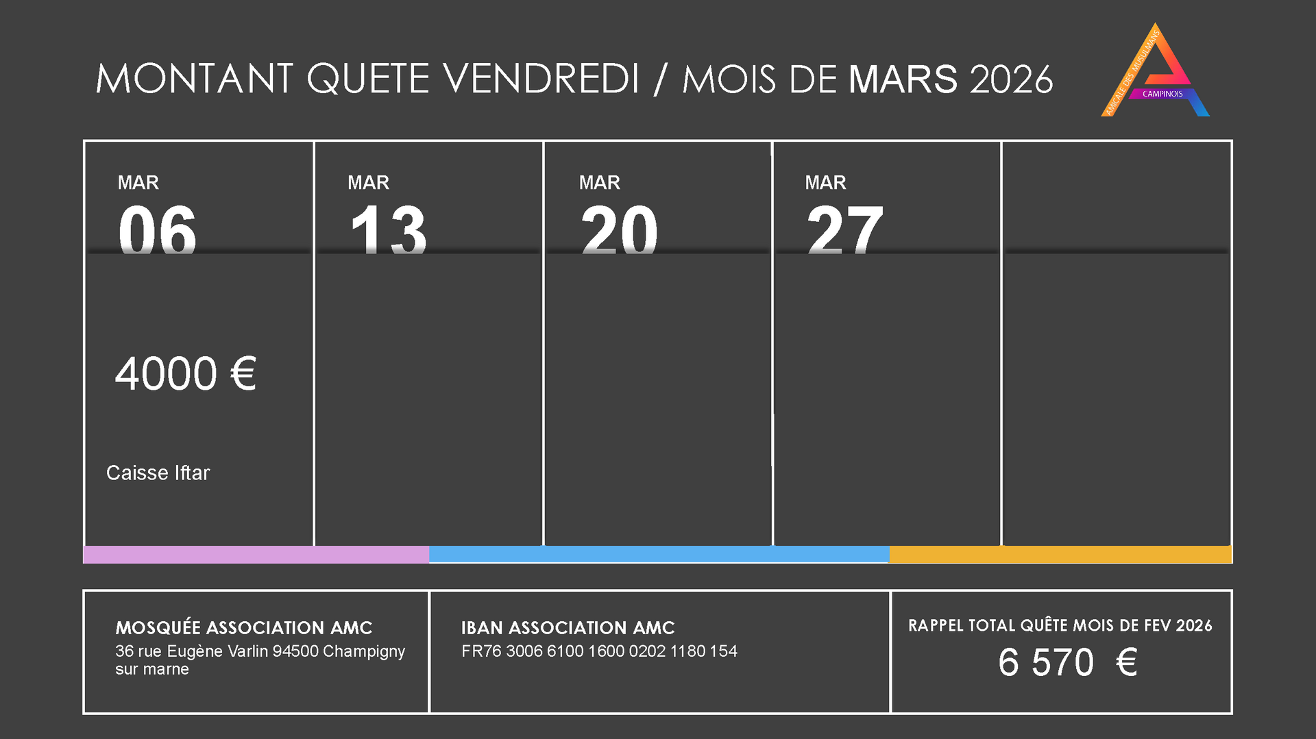 Quête mois de nov  2025